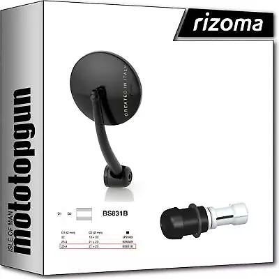 Rizoma Bs192bz Mirror End Mount Left Universal Ø245(21>23) Suzuki • $223.90